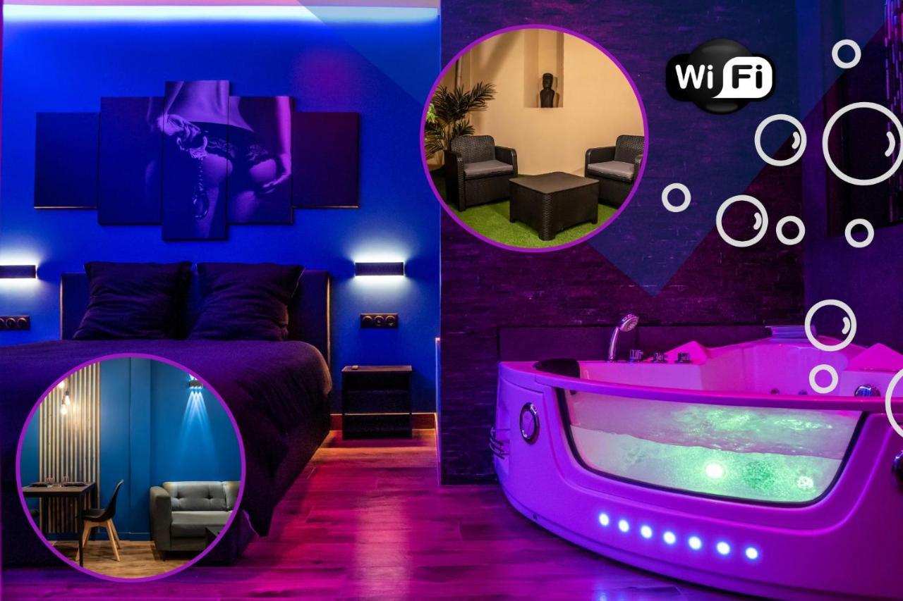 Blue Night - Jacuzzi - Bord De Seine Apartment Corbeil-Essonnes Luaran gambar